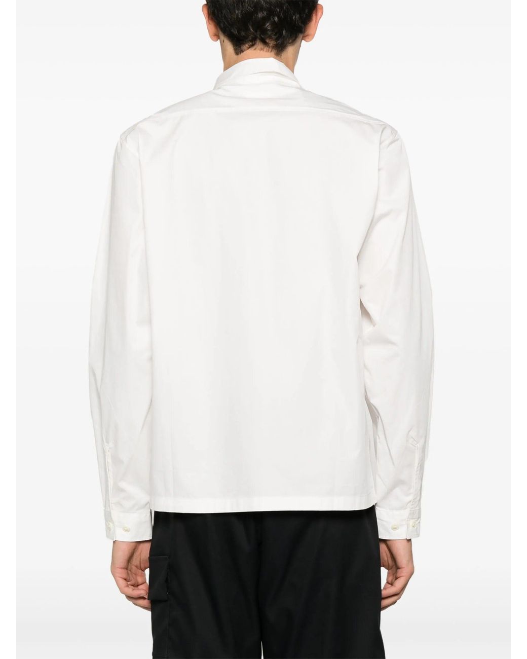 C P Company White Shirts Long Sleeve 18Clsh026A006472A for men