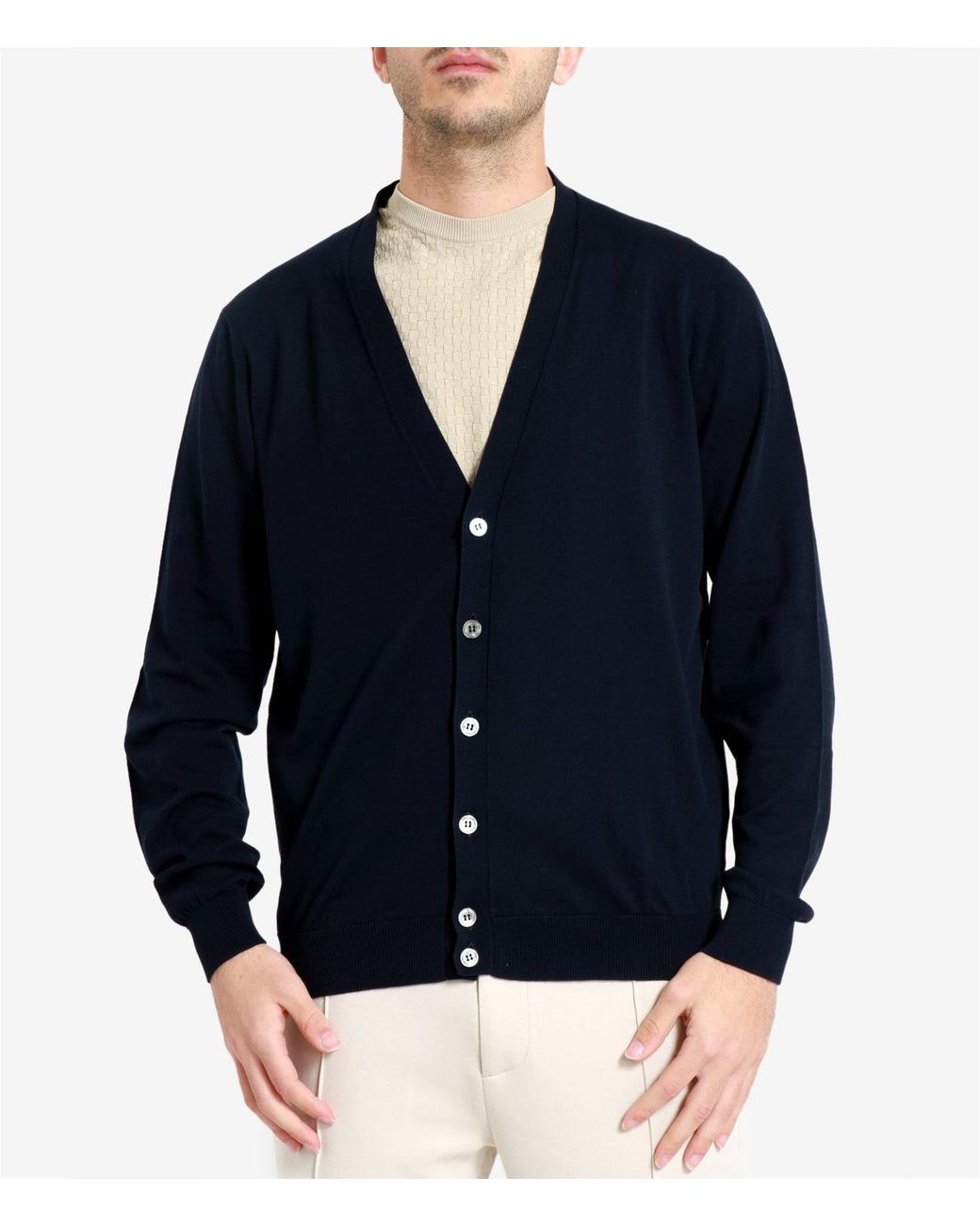 Filippo De Laurentis Blue Sweaters