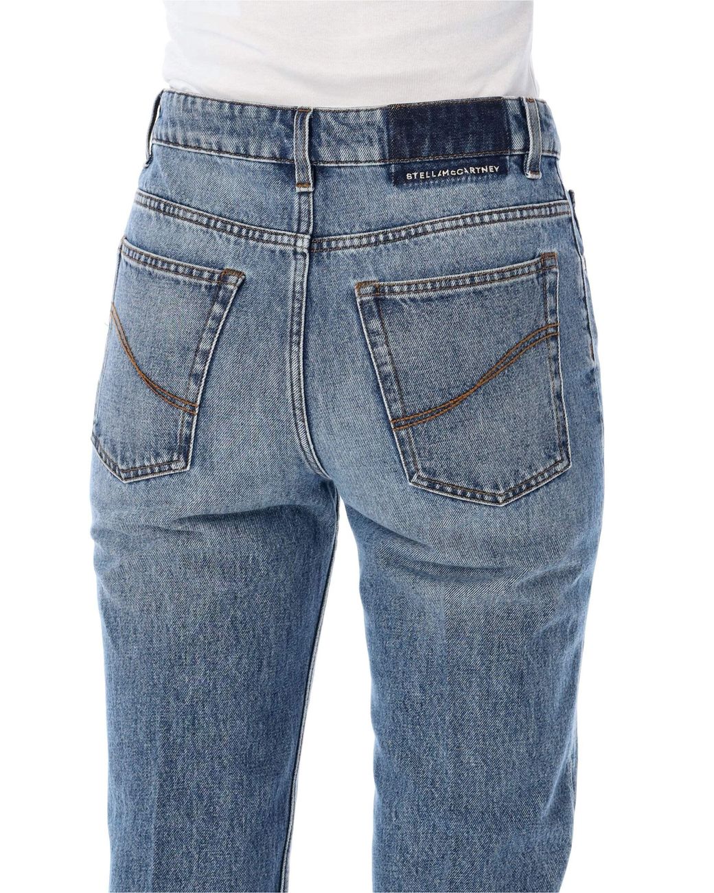 Stella McCartney Blue Iconic Mid Vintage Jeans For