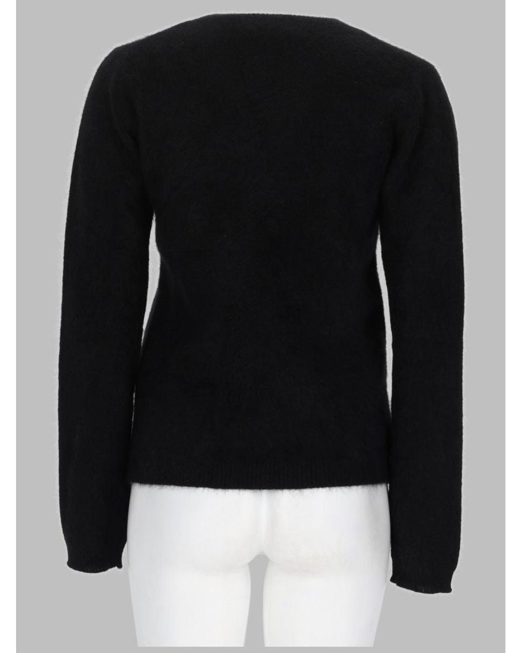 P.A.R.O.S.H. Black Knit Jumper Raccoon Jumpers