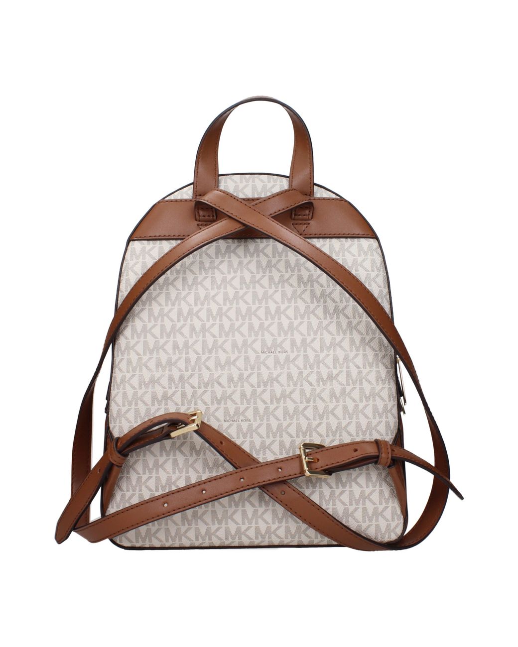 Michael Kors Multicolor Beige Fabric Backpack