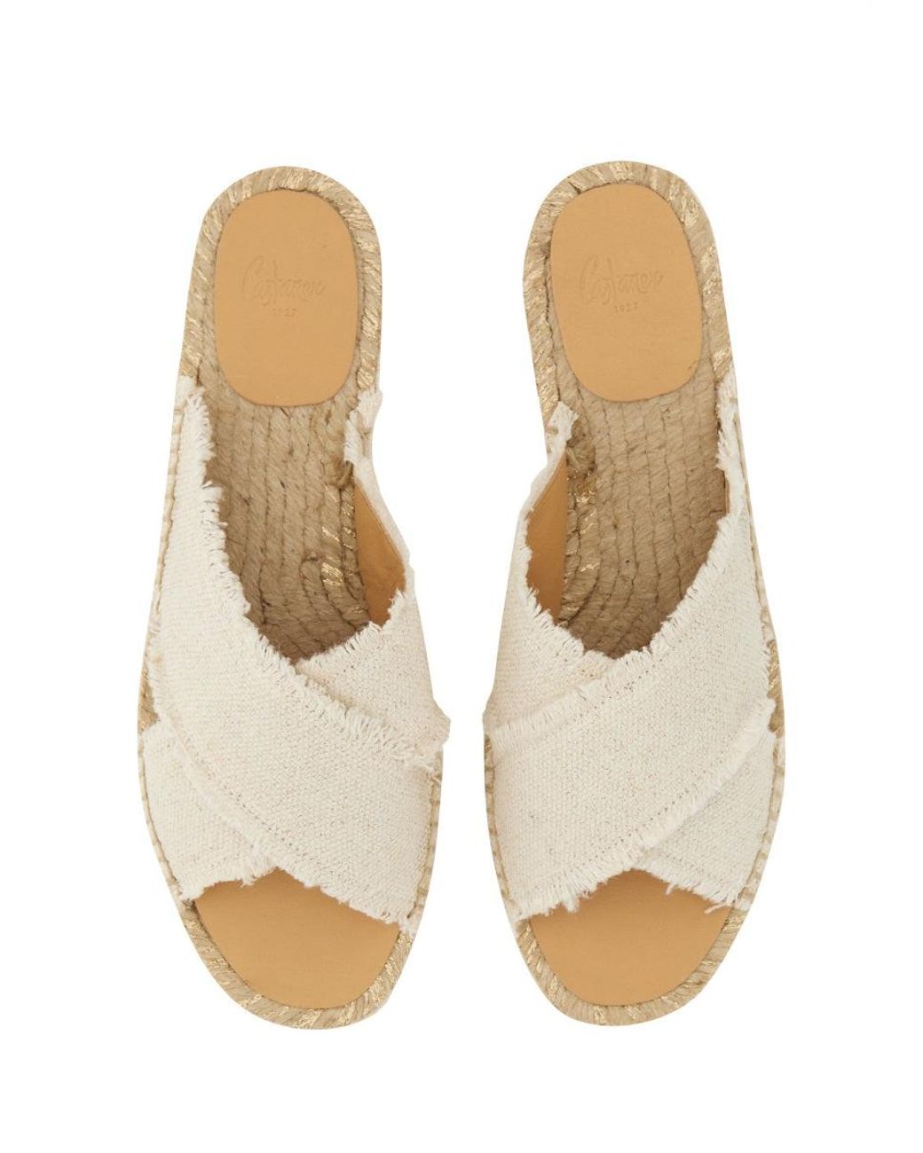 Castaner White Sandalo "Palmera"