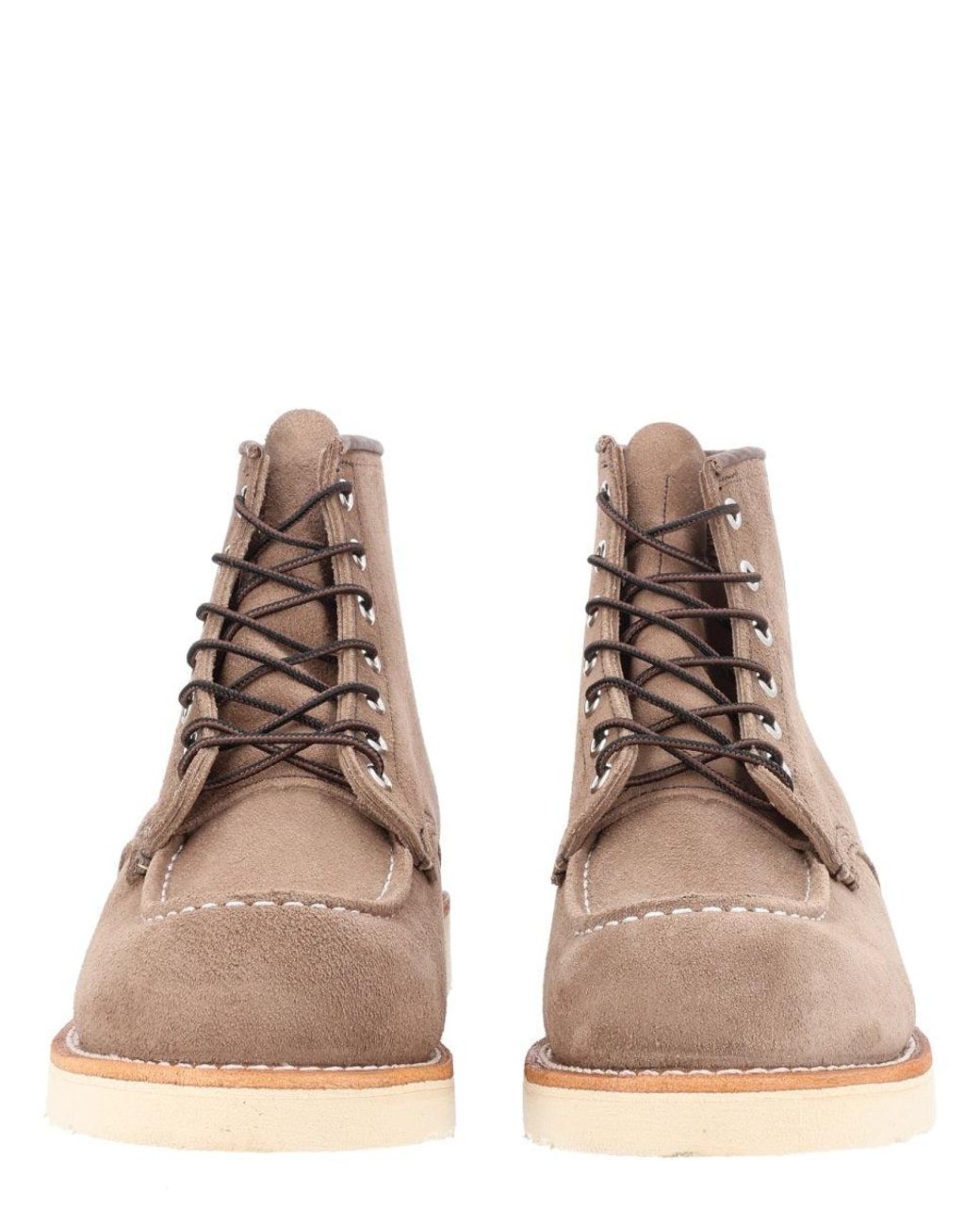 Red Wing Brown Classic Moc Toe Boots For for men