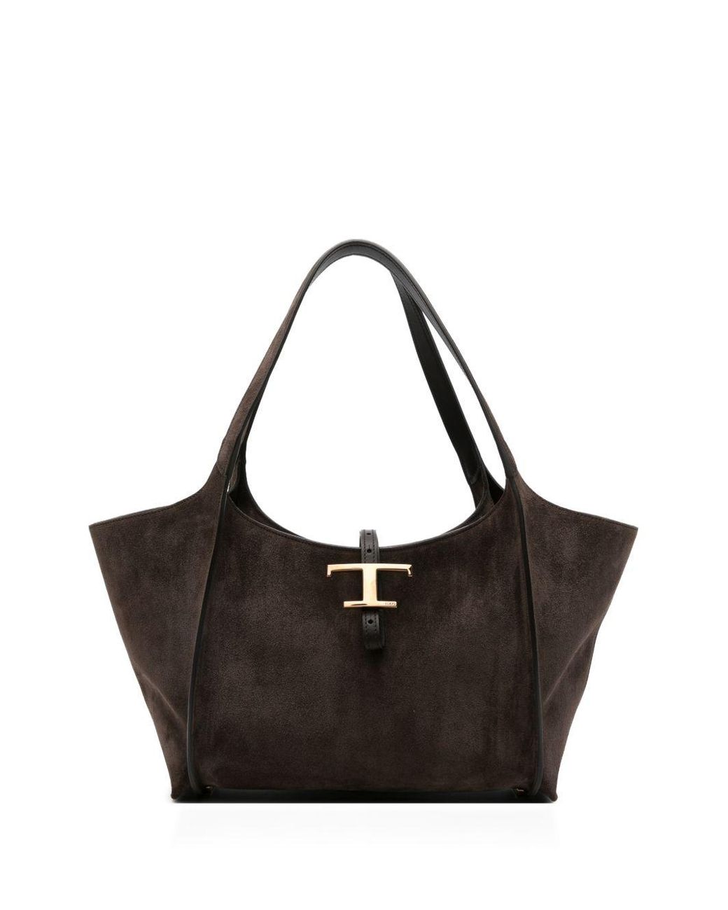 Tod's Black T-Timeless Small Leather Tote Bag