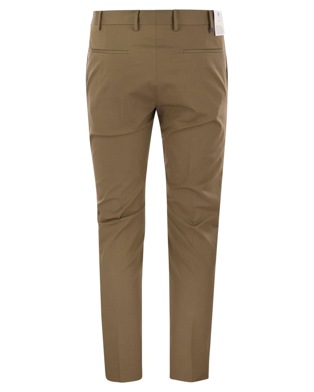 PT Torino Natural Dieci Stretch Cotton Trousers for men