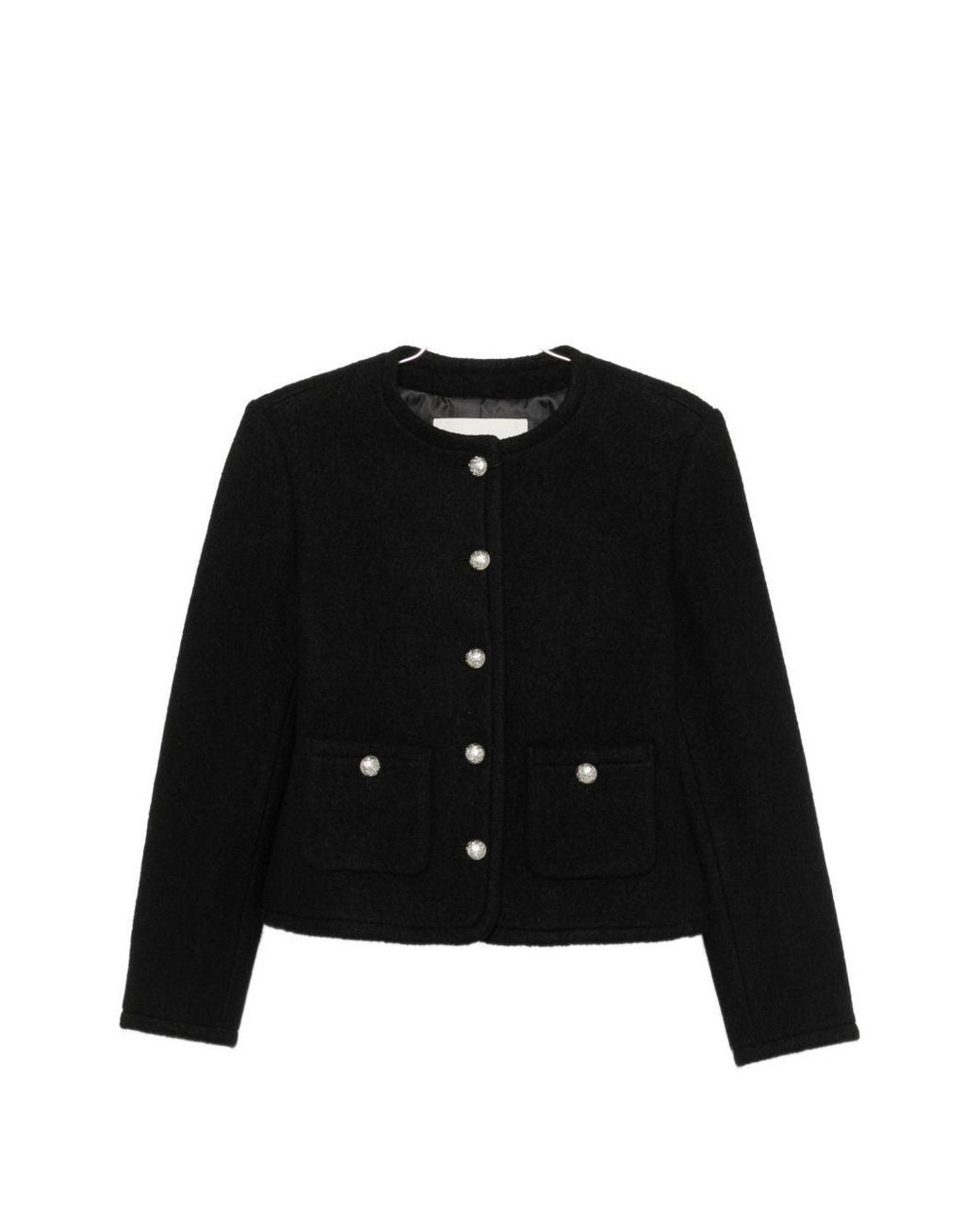 DUNST Black Wool Tweed Jacket