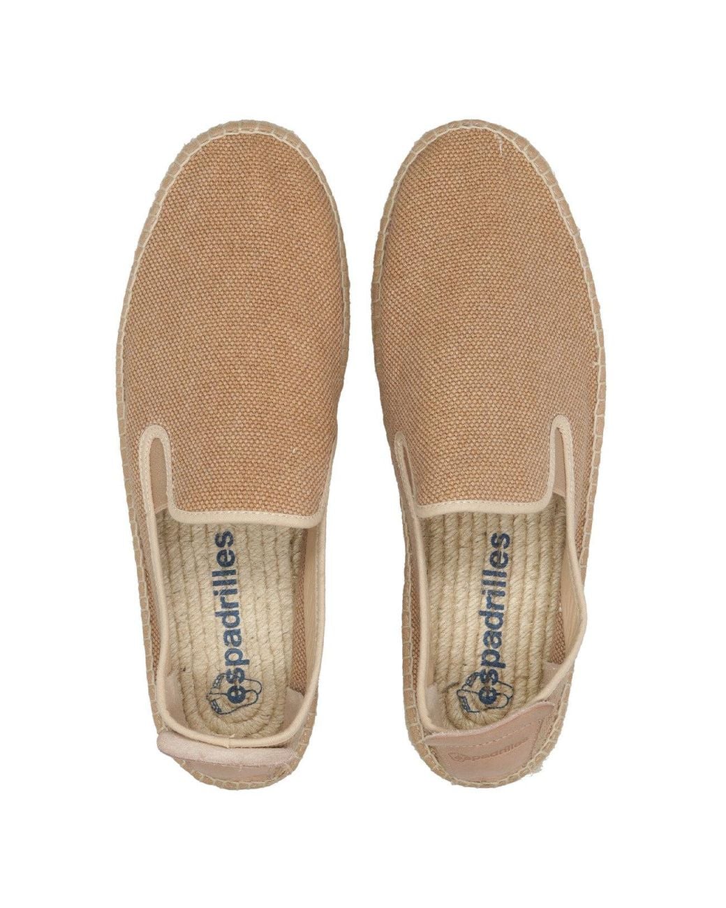 Baskets Camel Espadrilles en coloris Natural