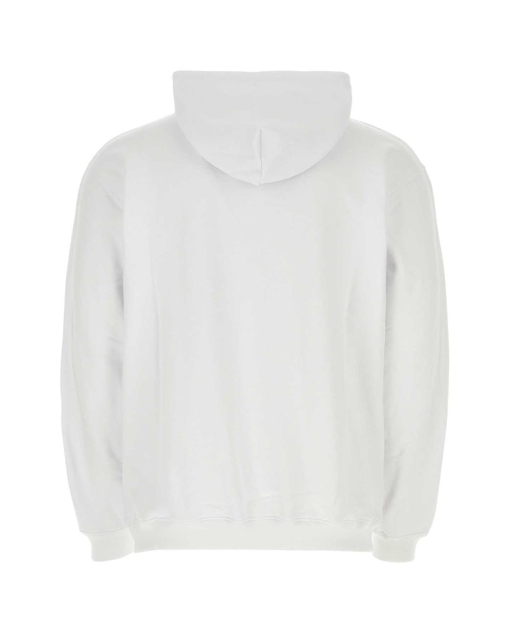 VTMNTS White Cotton Blend Oversize Sweatshirt for men