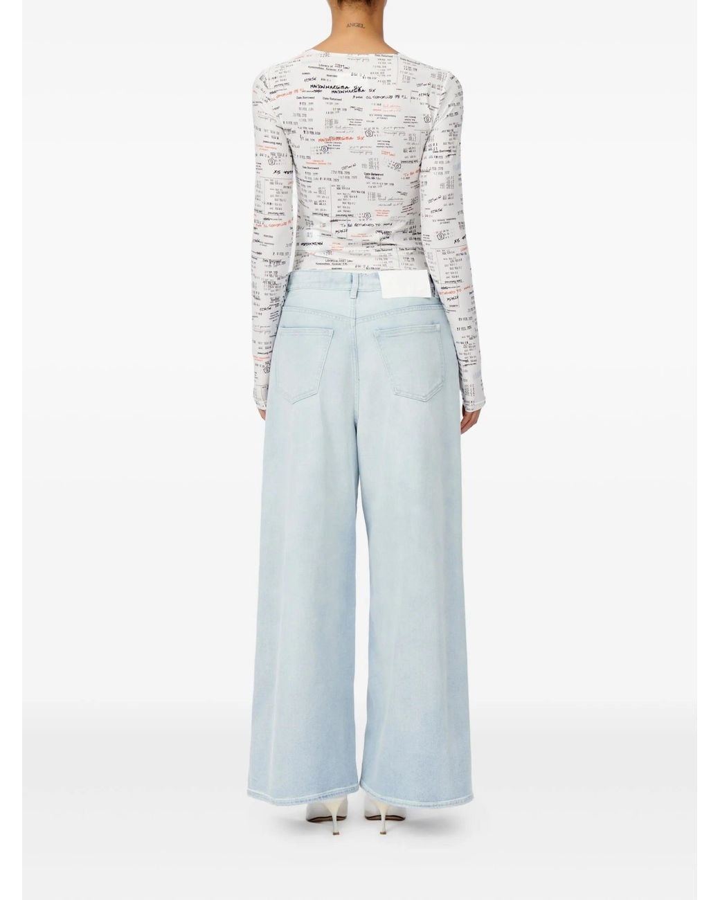 MM6 by Maison Margiela Blue Pants 5 Pockets