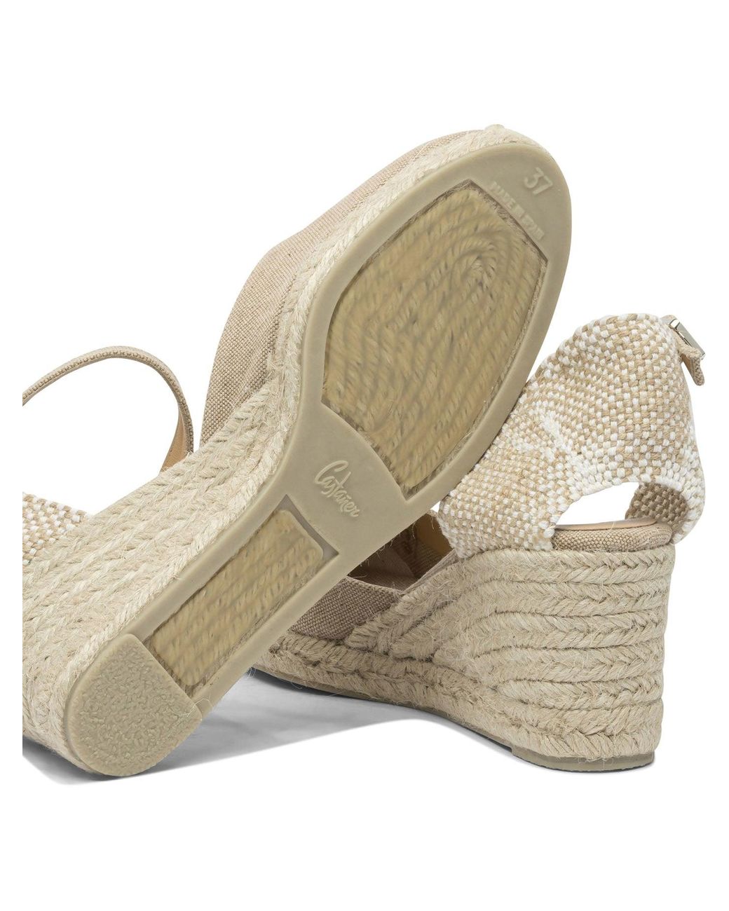 Castaner Natural Castañer Rubber Espadrilles