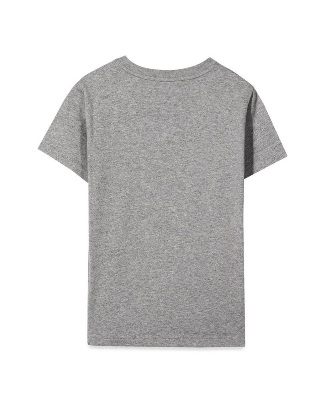 Fred Perry Gray Embroidered T-Shirt
