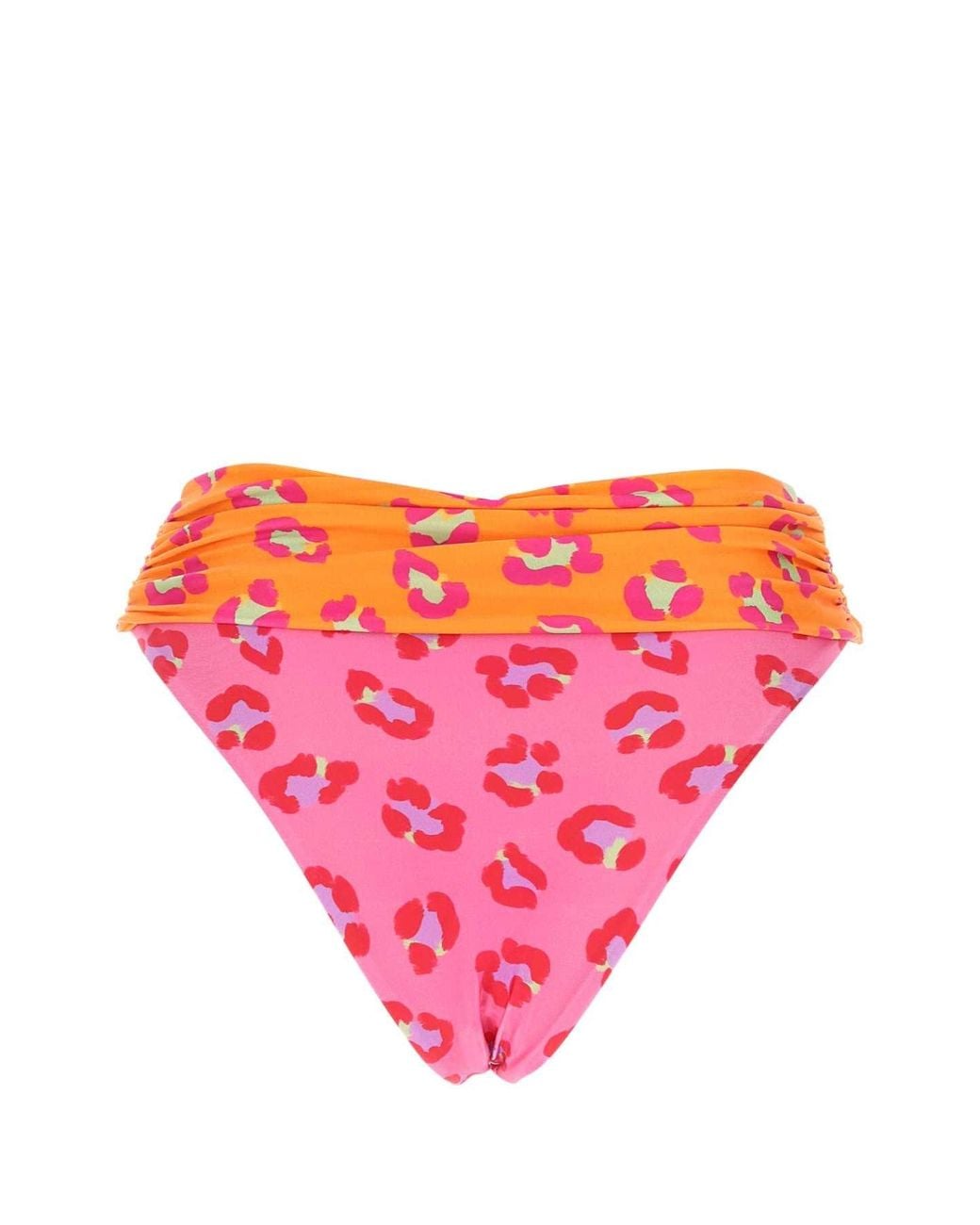 Farm Pink Stretch Polyester Bikini Bottom for men
