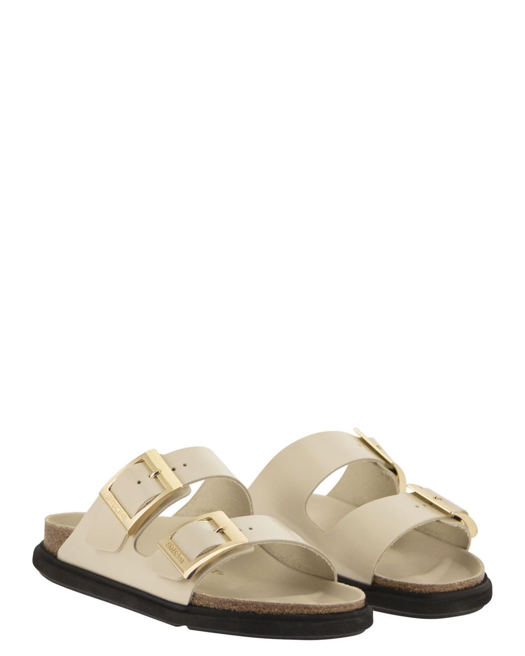 Birkenstock Arizona Db Hex – Patent Natural Leather Sandal