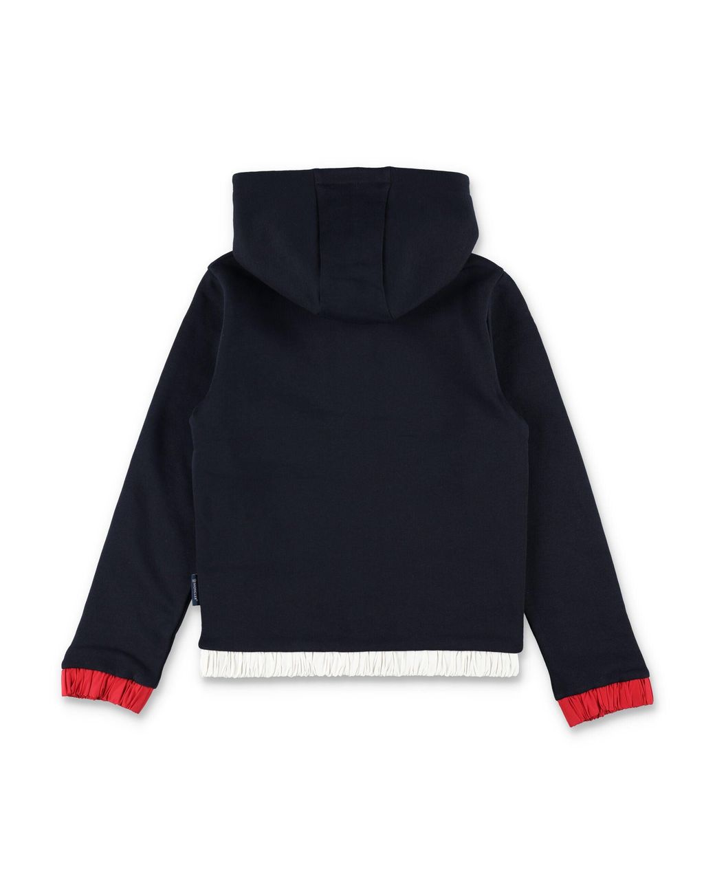 Moncler Blue Boy's Brushed Cotton Zip-Up Hooded Tracksuit Set