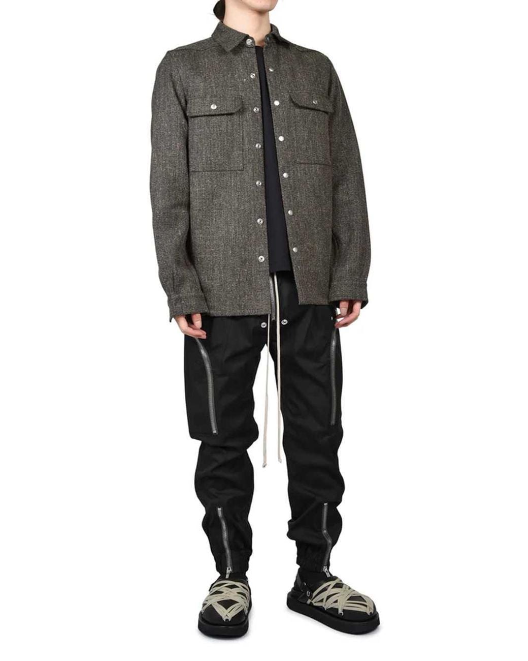 Rick Owens Black Heizer Cargo Pants for men