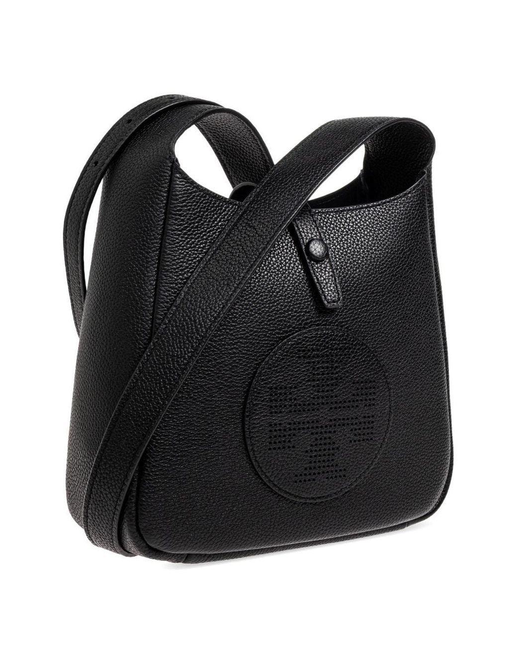 Tory Burch Black Miller Leather Hobo Bag
