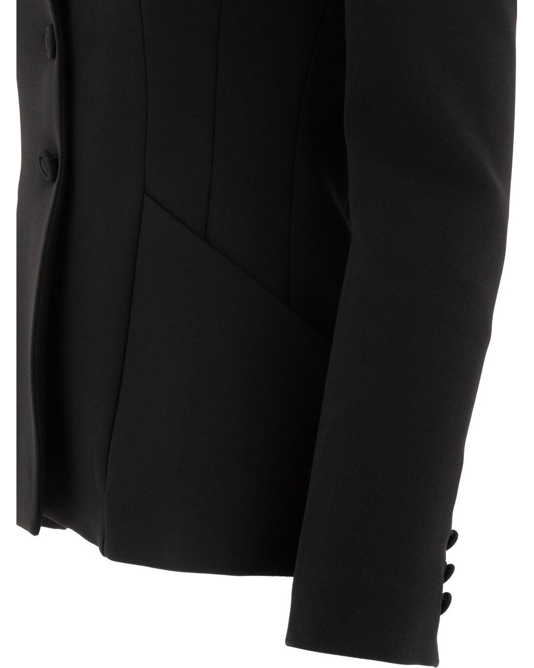 Blazer con botonadura simple Semler de color Black