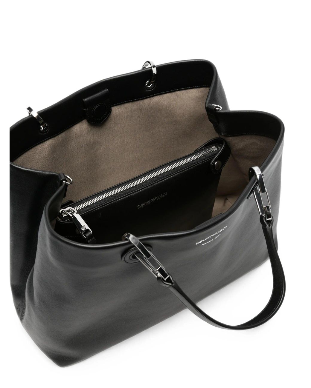 Emporio Armani Black Shopping Bag