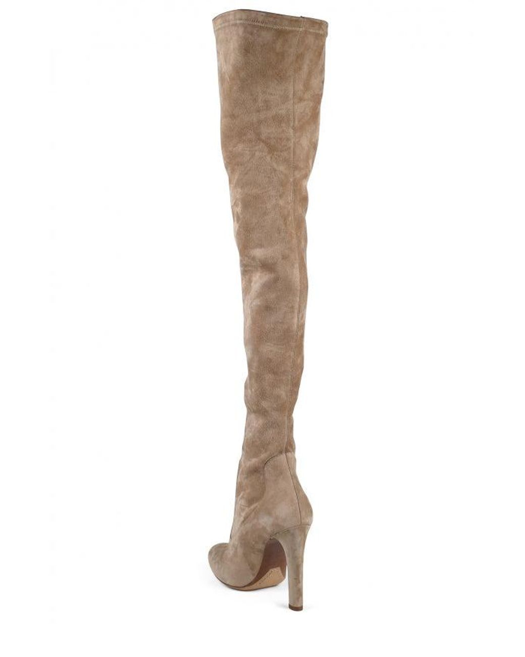 Ralph Lauren Natural Louren Thigh-High Boots