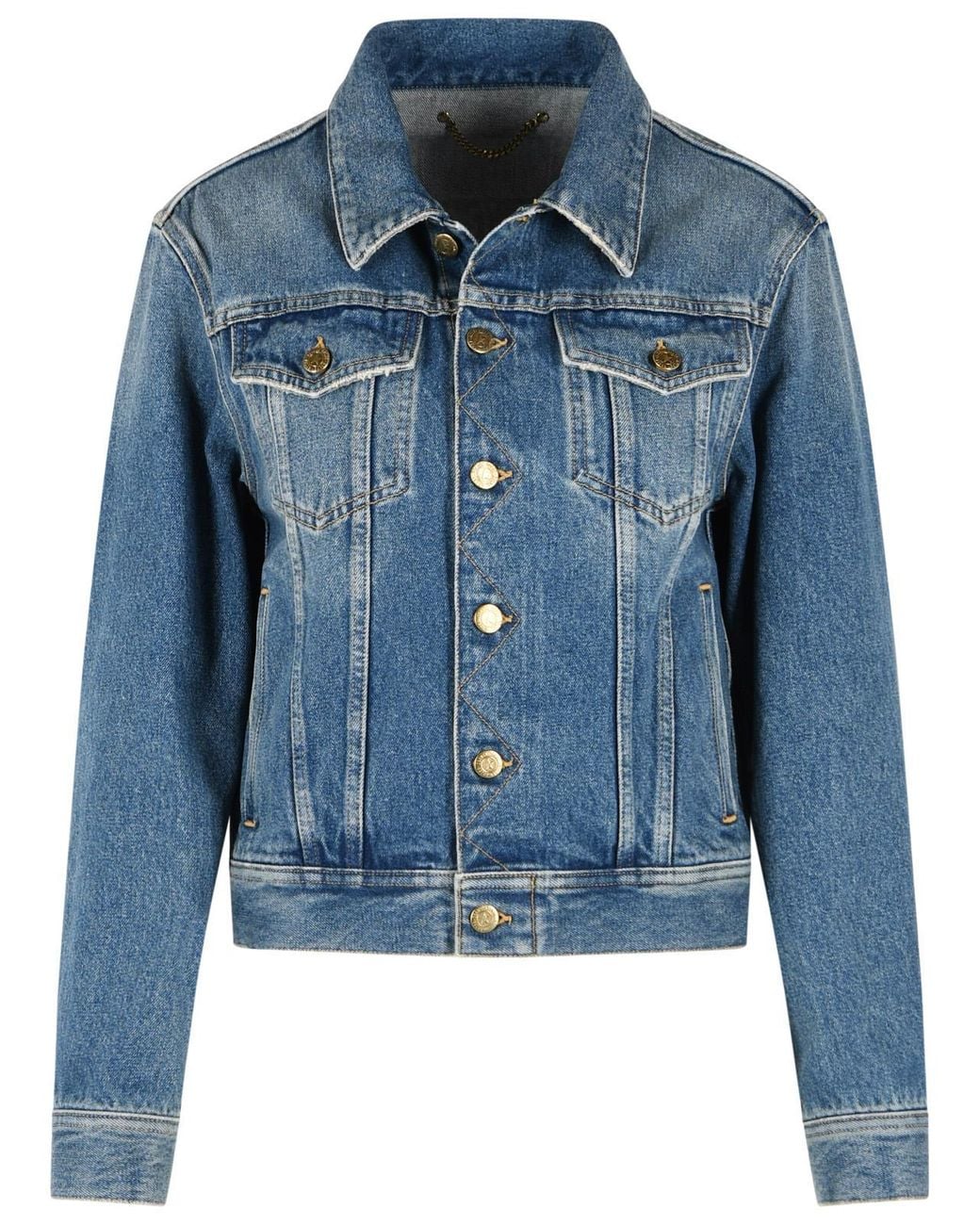 Golden Goose Deluxe Brand Blue Cotton Jacket