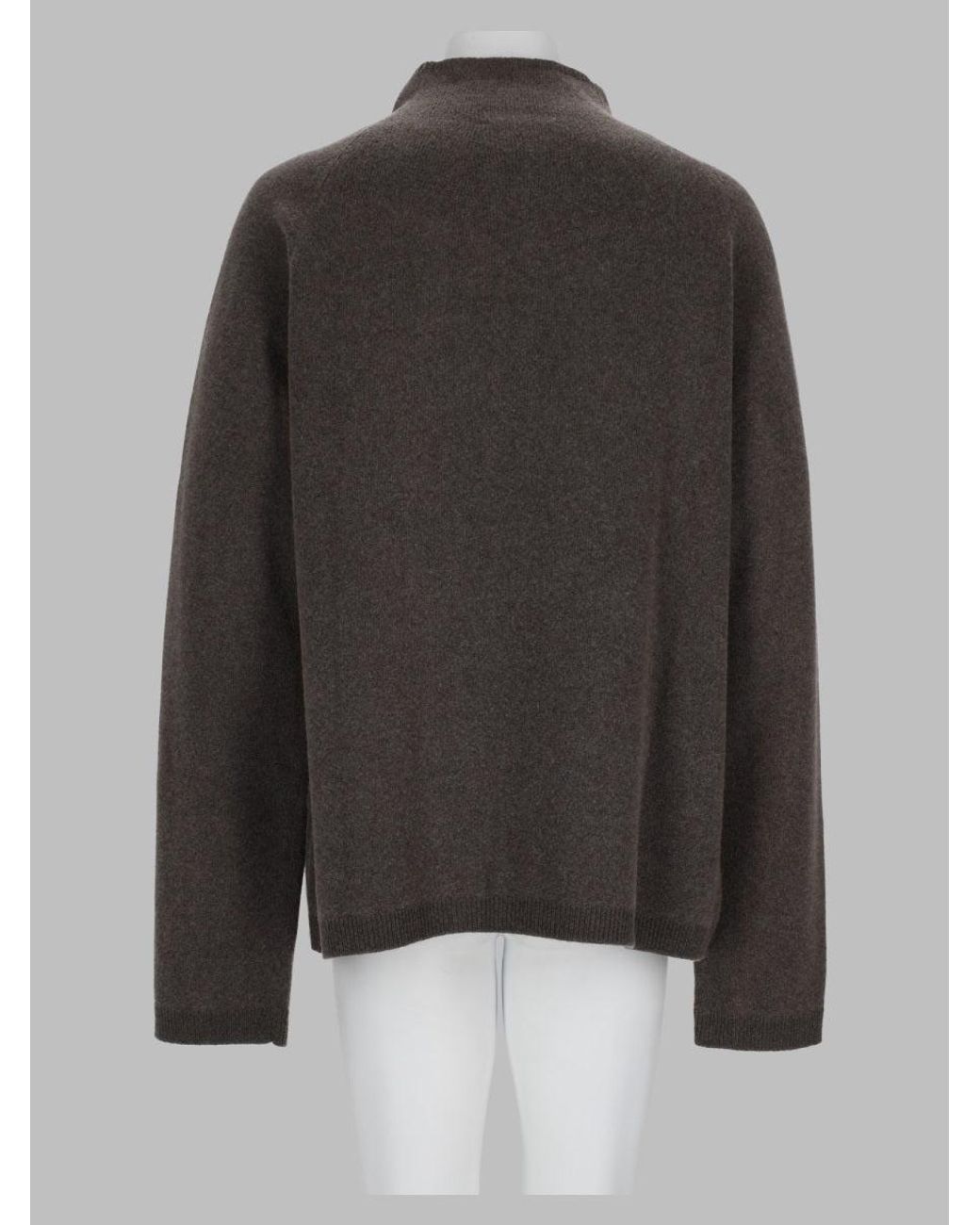 Our Legacy Black Mud-Spray Dyed Wool Sweater