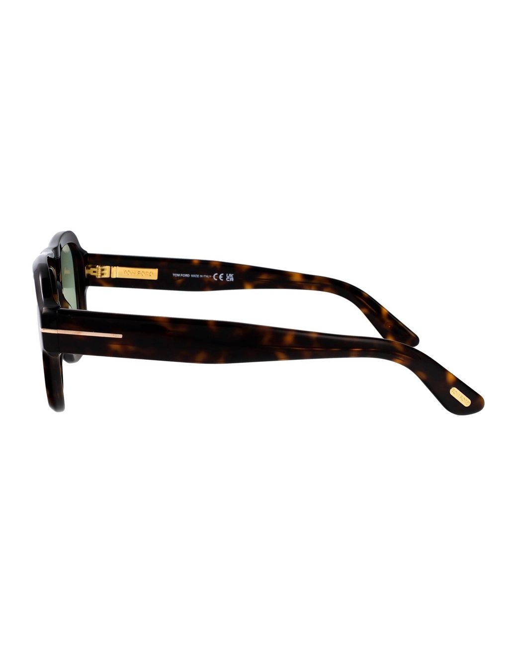 Tom Ford Green Round Sunglasses Ft1484 52 N