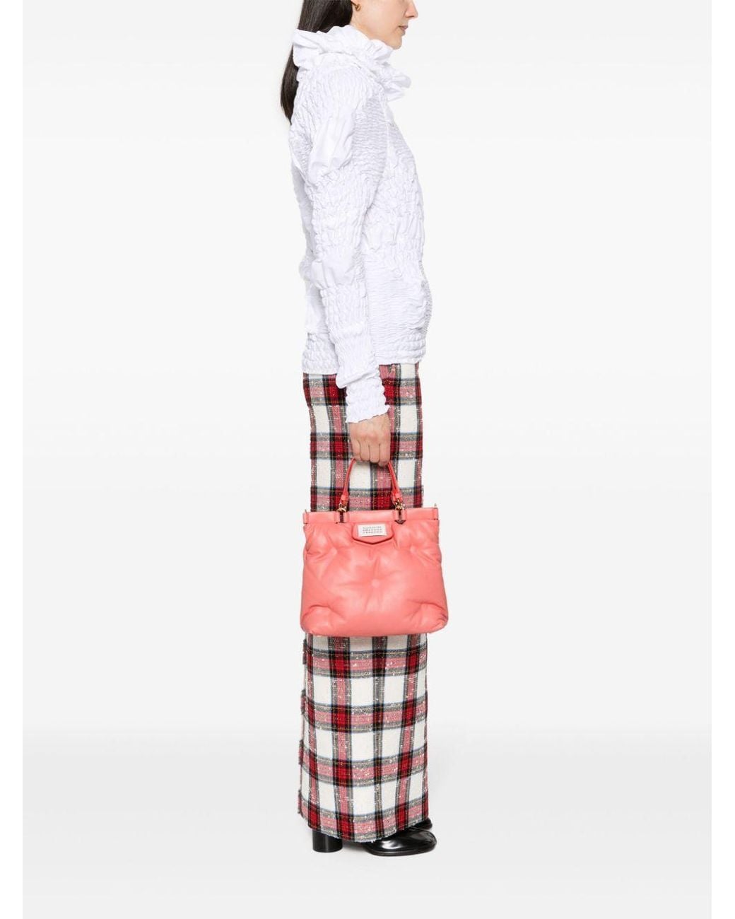 Maison Margiela Pink Small Glam Slam Tote Bag