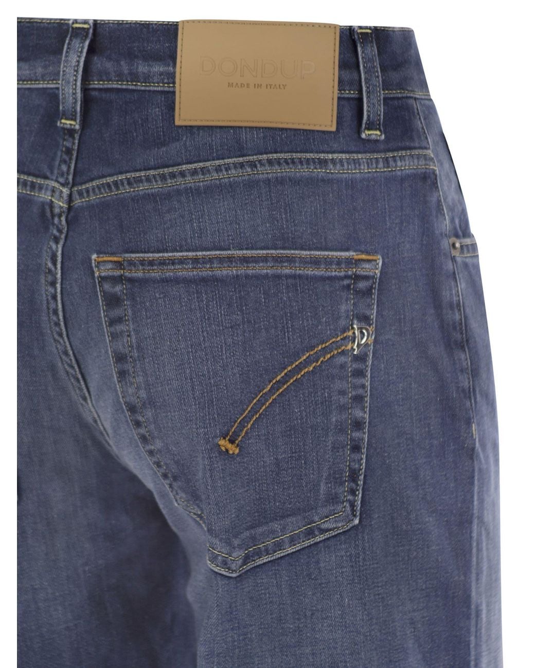 Dondup Blue Jacklyn Wide Leg Jeans