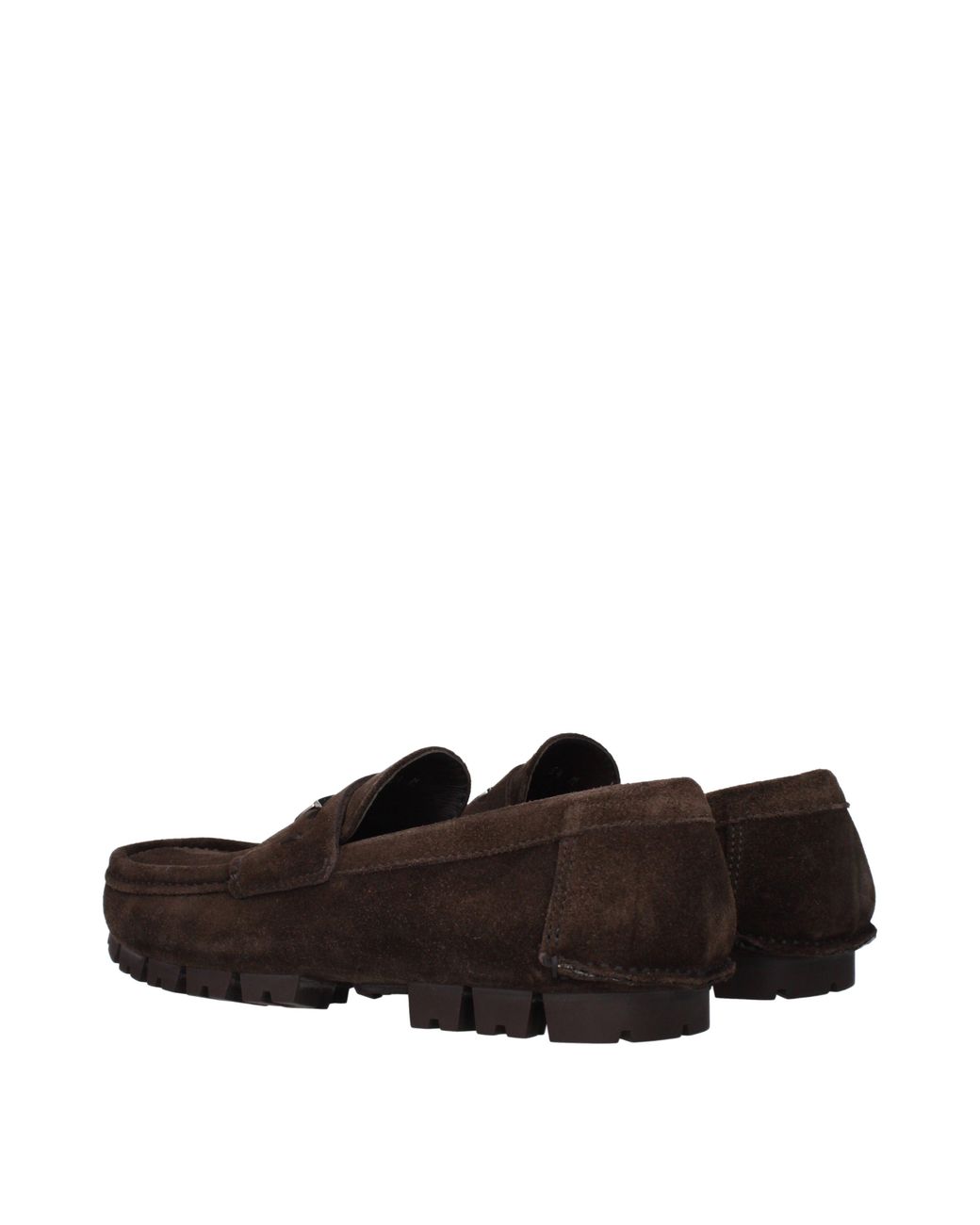 Ferragamo Brown Dougan Loafers Suede/Dark