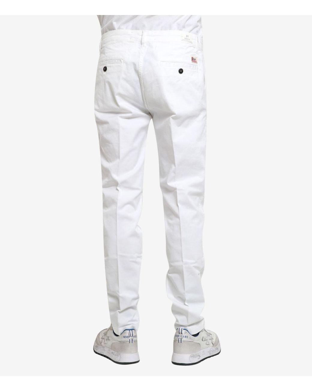 Roy Rogers Roy Roger 's Broek Wit in het White voor heren