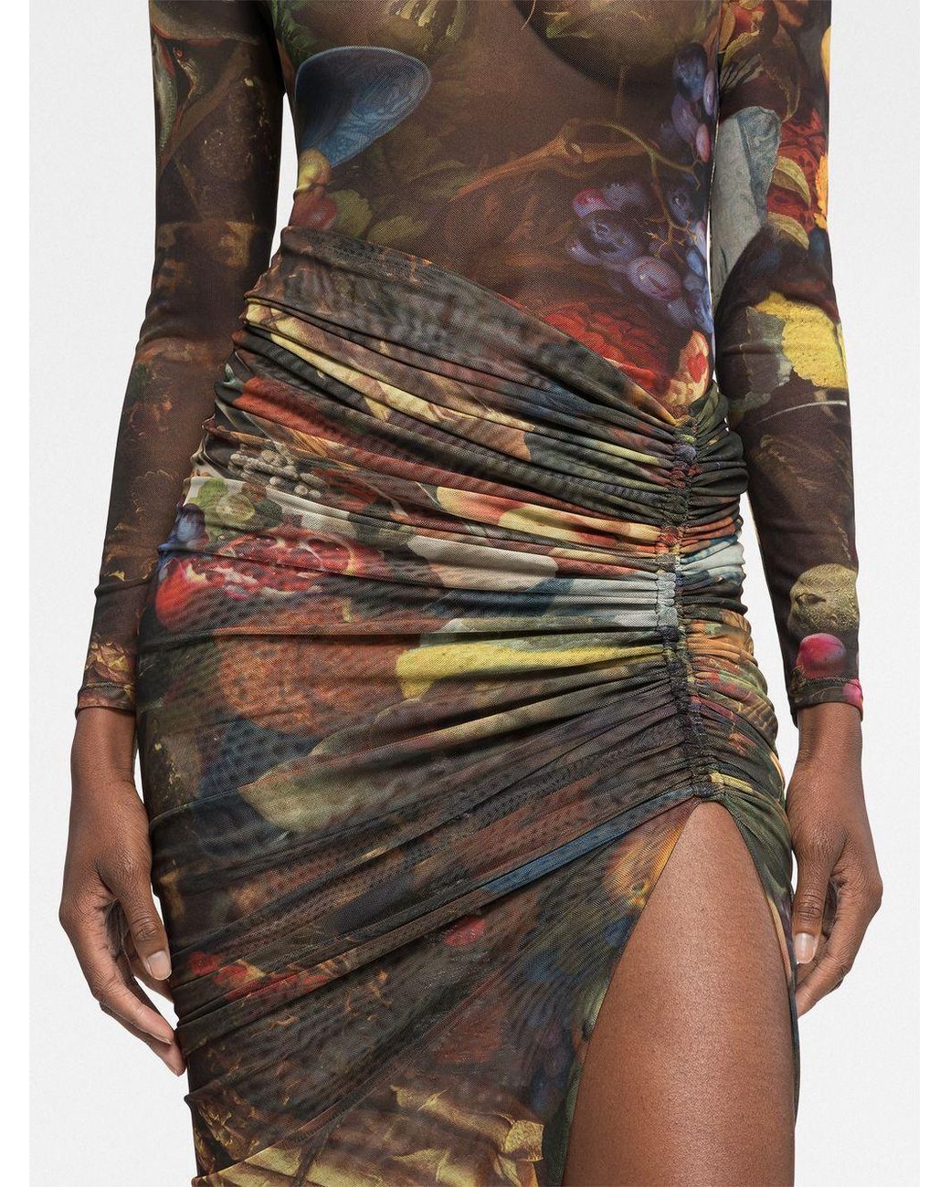 Az Factory By Ester Manas Black Side Slit Long Skirt