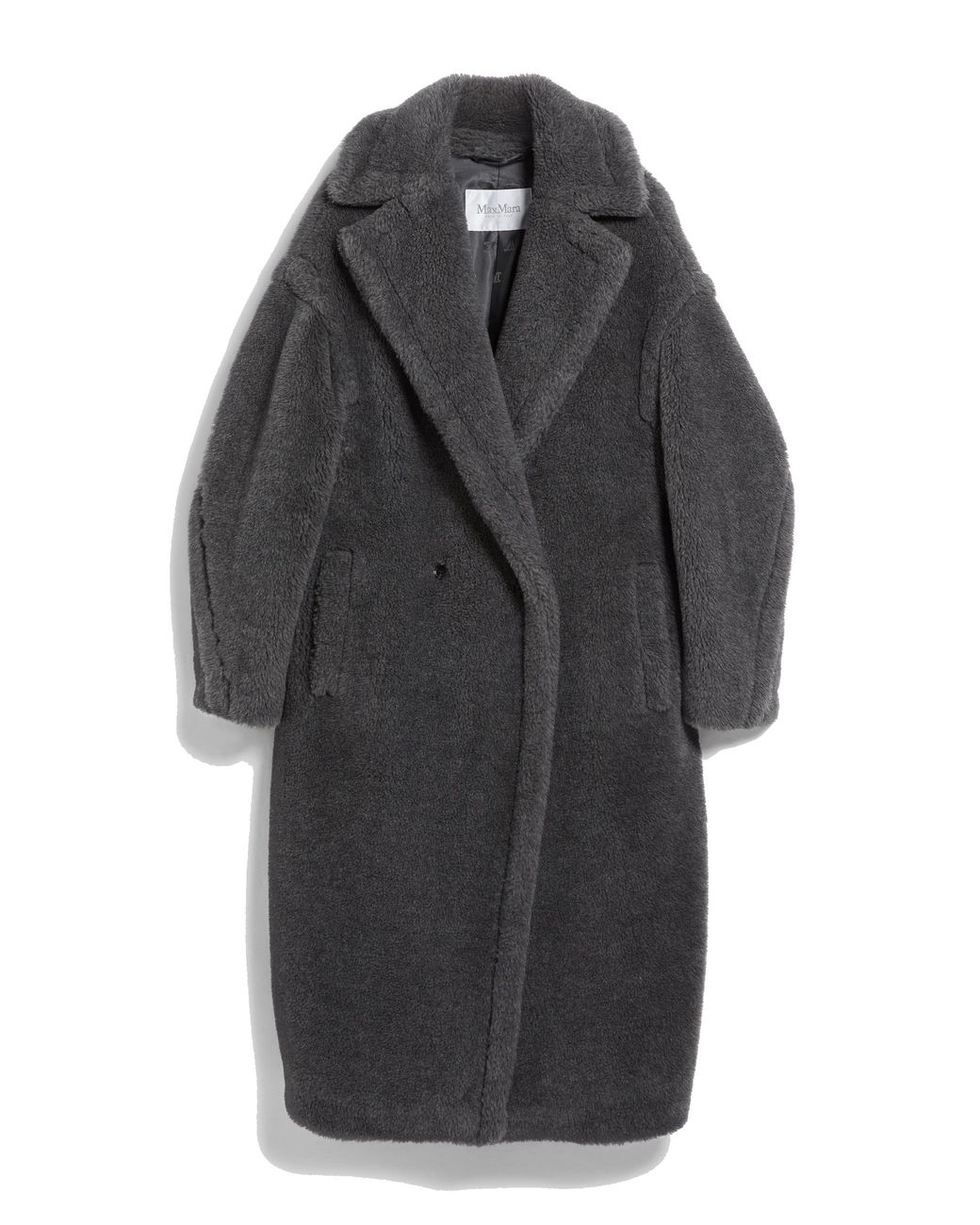 Max Mara Gray Ted Girl Teddy Bear Icon Coat