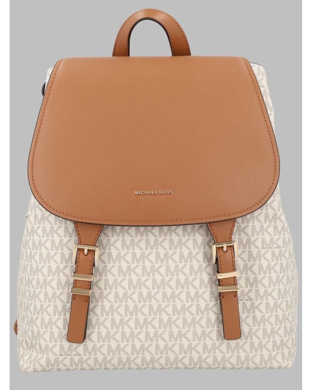 MICHAEL Michael Kors Brown Graphic-Detail Backpack
