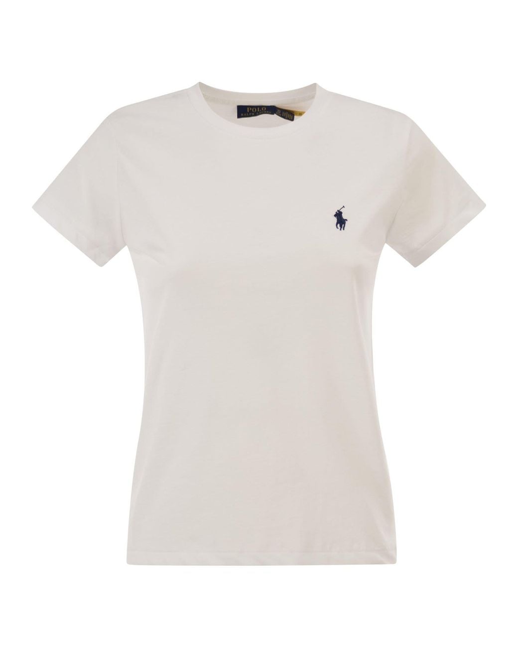 Polo Ralph Lauren White Classic-Fit Crew Neck T-Shirt