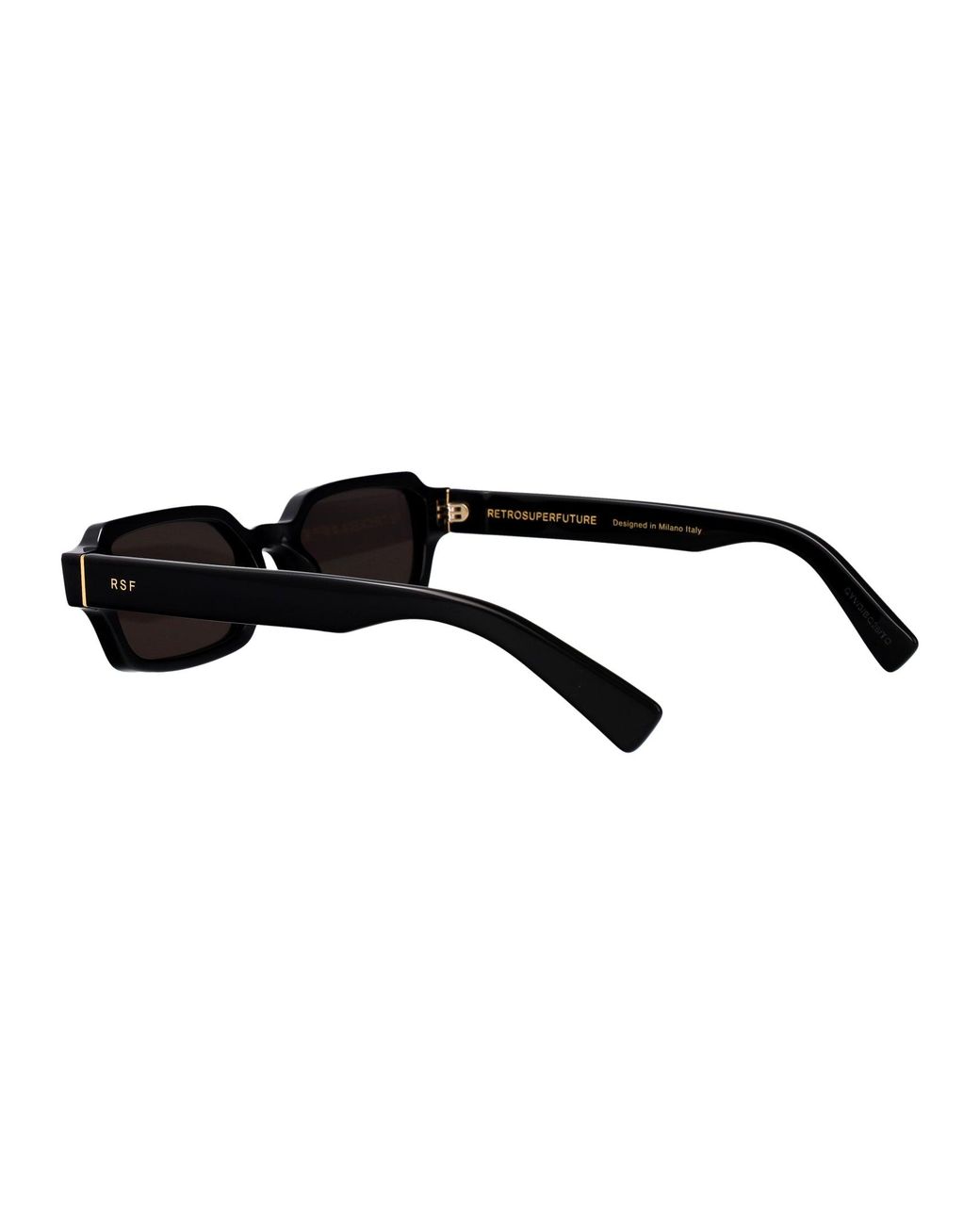 Retrosuperfuture Black Sunglasses Qyv Blk