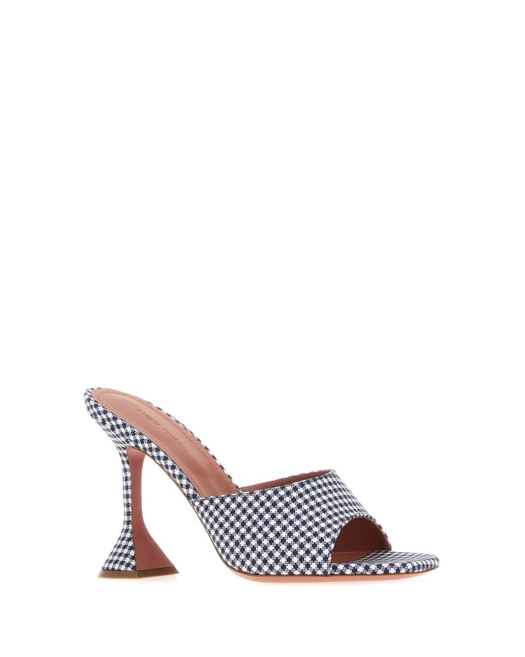 AMINA MUADDI White Checks Heels
