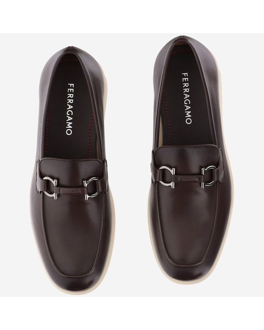 Ferragamo Brown Leather Loafers