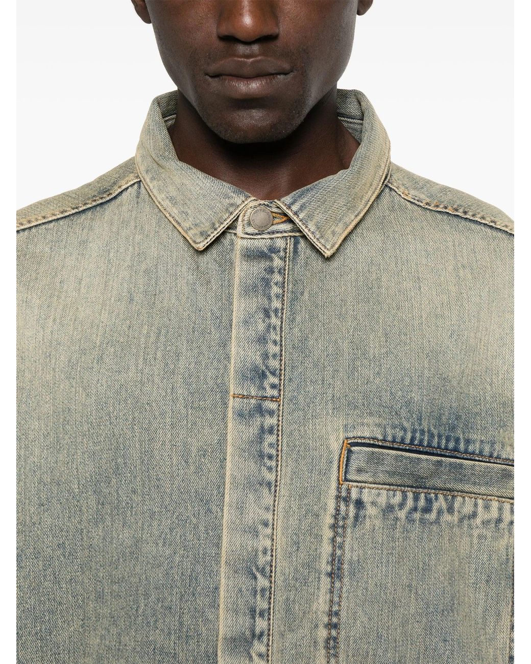 Entire studios Gray Herculean Shirt Surface Wave