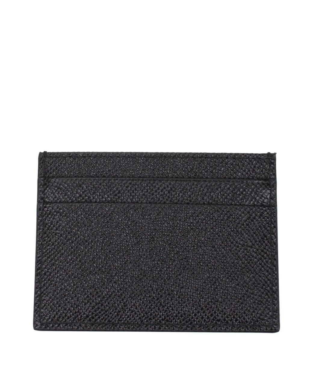 Dolce & Gabbana Black Document Holder Leather