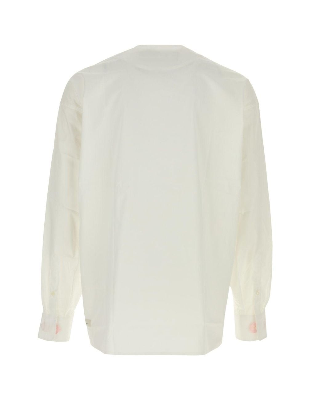 Jacquemus White Diamond Pattern Knit Shirt for men