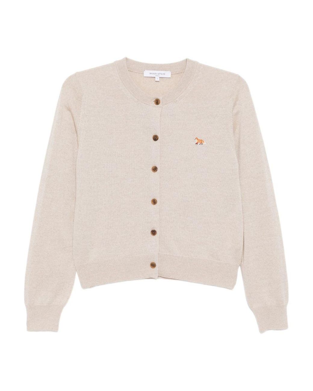Maison Kitsuné White Maison Kitsune' Sweaters