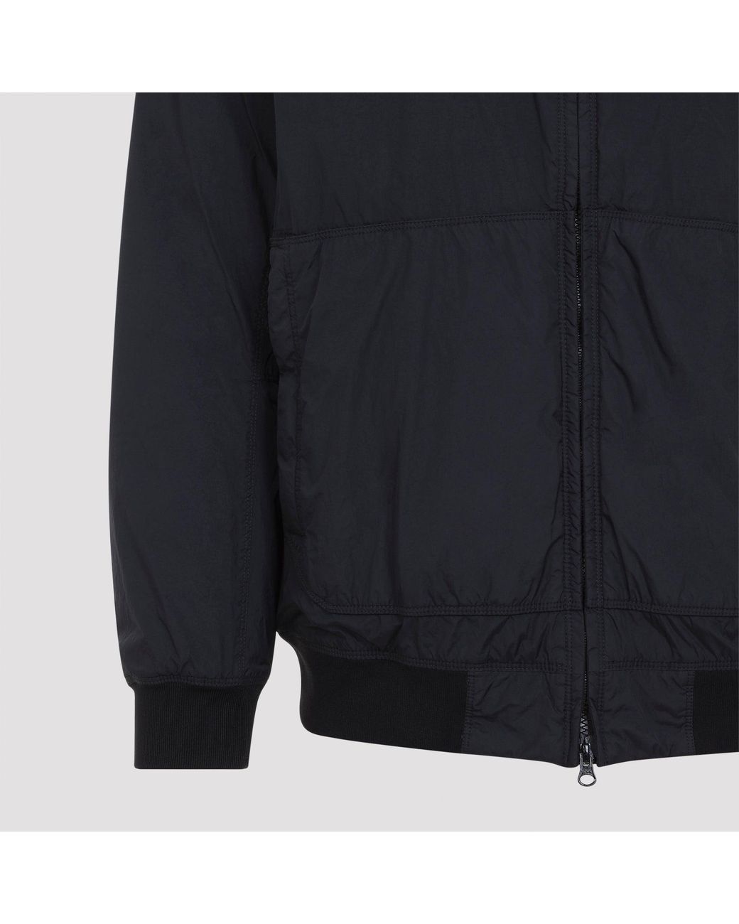 Stone Island Blue Bomber Jacket for men
