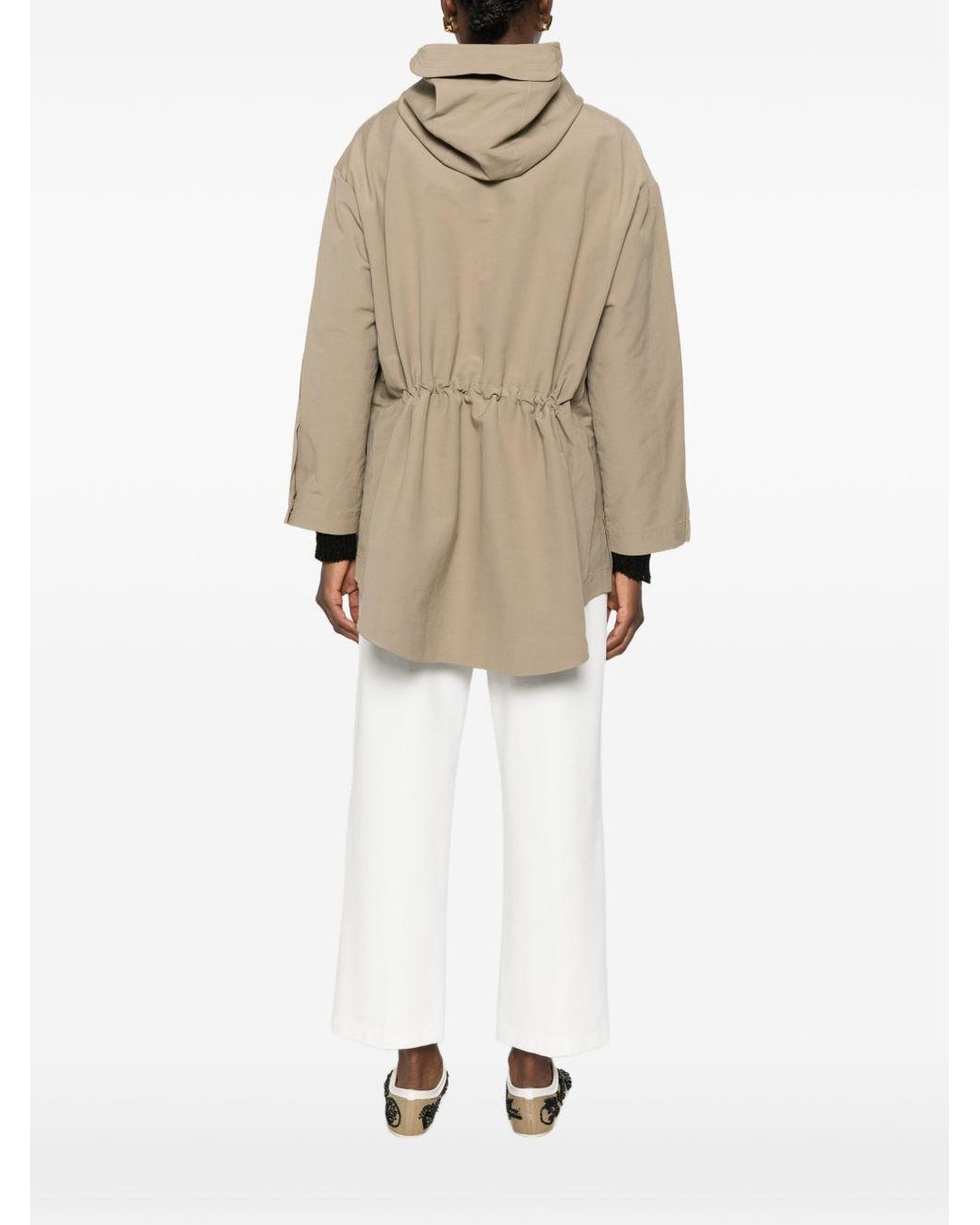 Emporio Armani Natural Cotton Blend Blouson Jacket