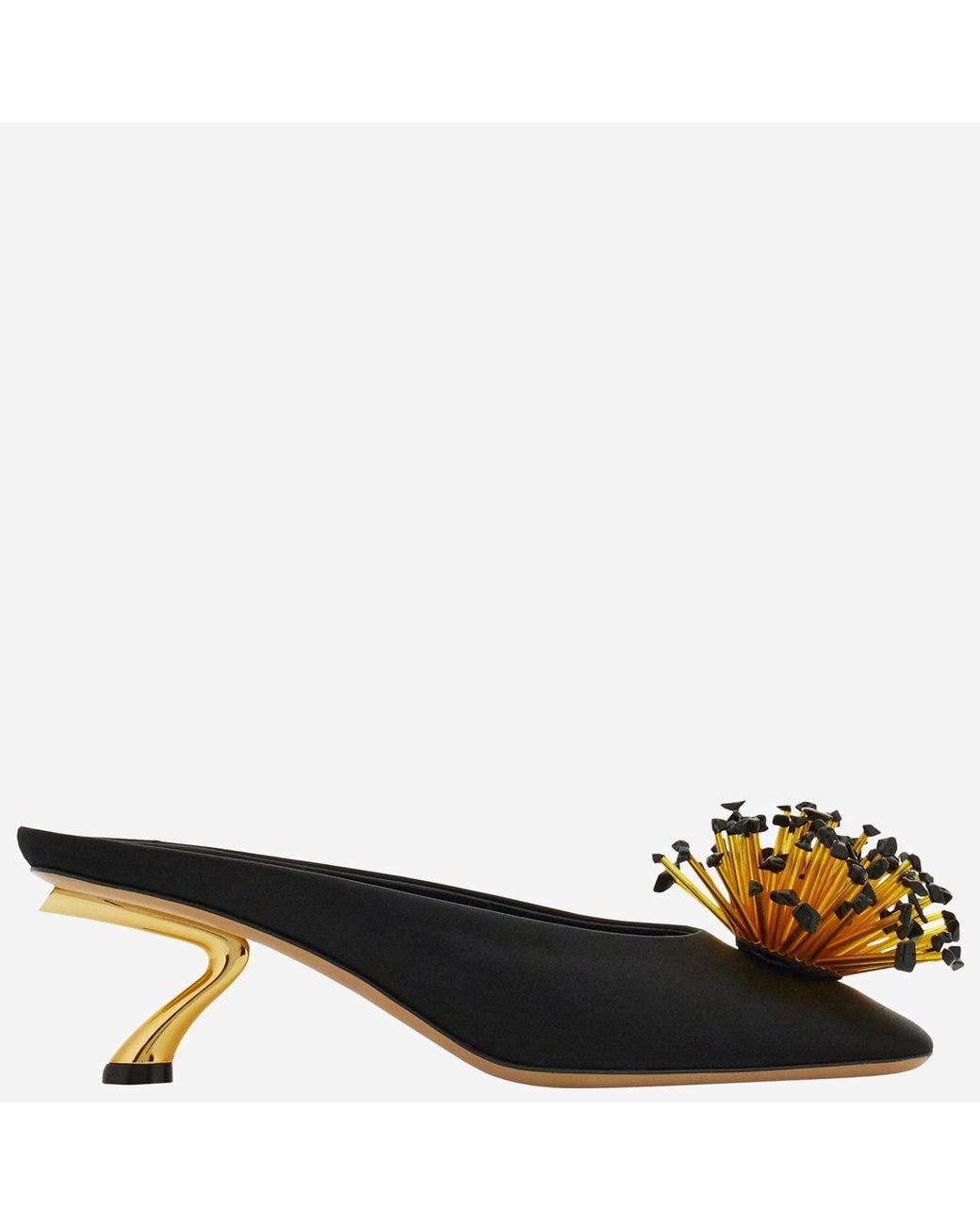 Ferragamo Brown Heeled Mules