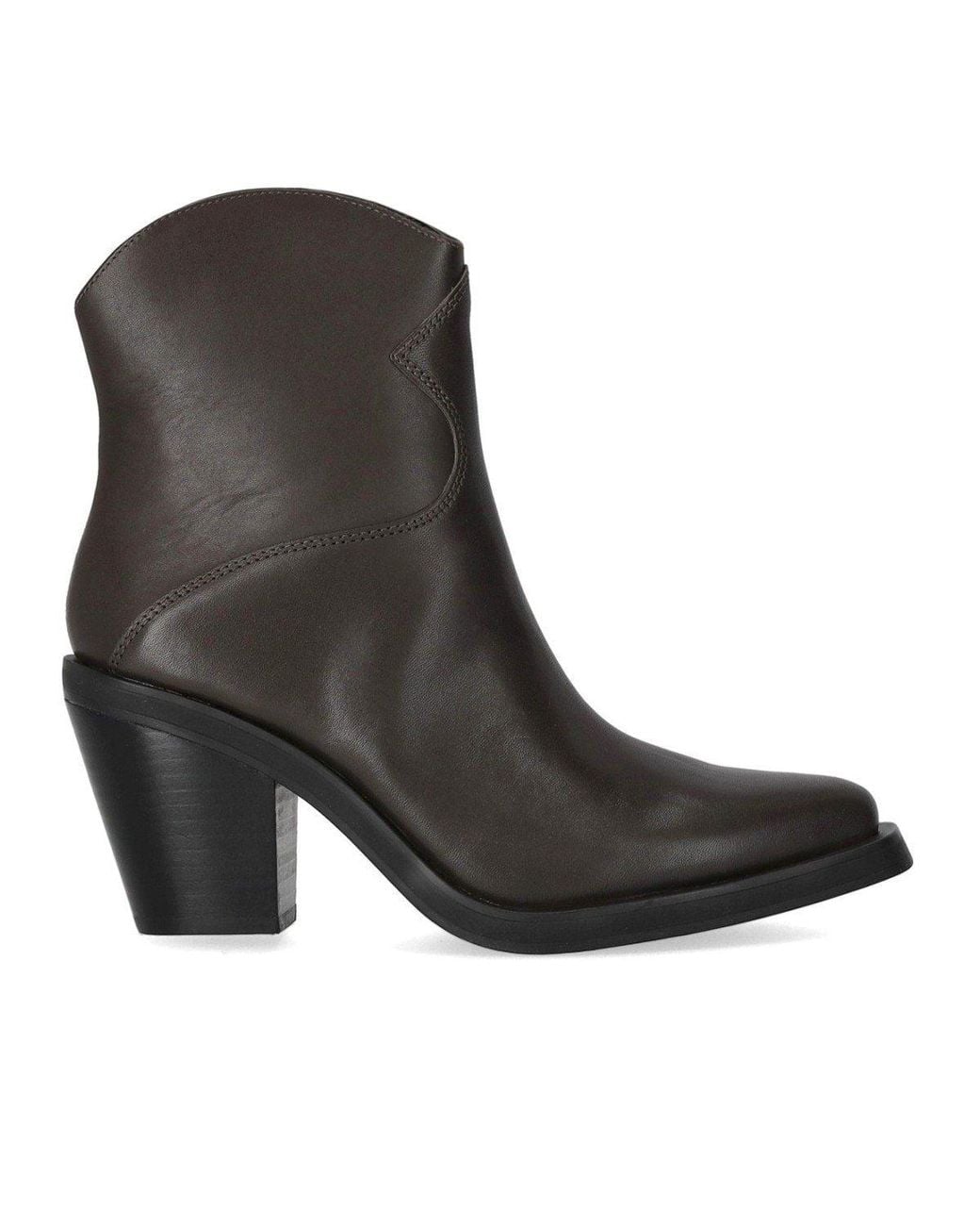 Ash Black Judy Texan Ankle Boot