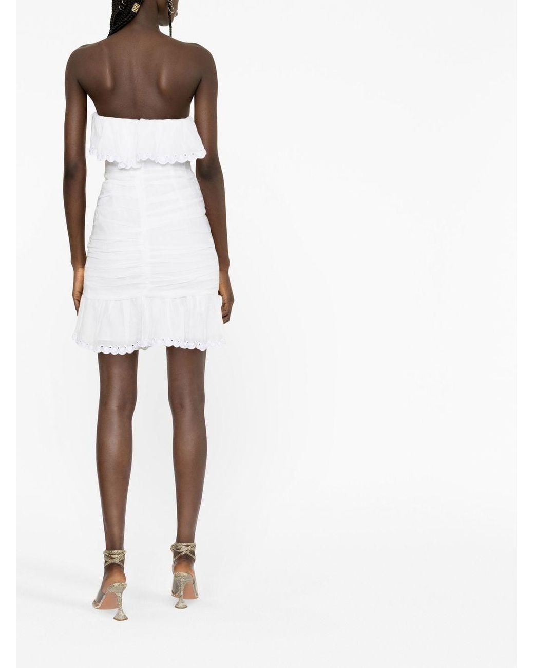 Isabel Marant White Ramie Dress For Spring/Summer 2024