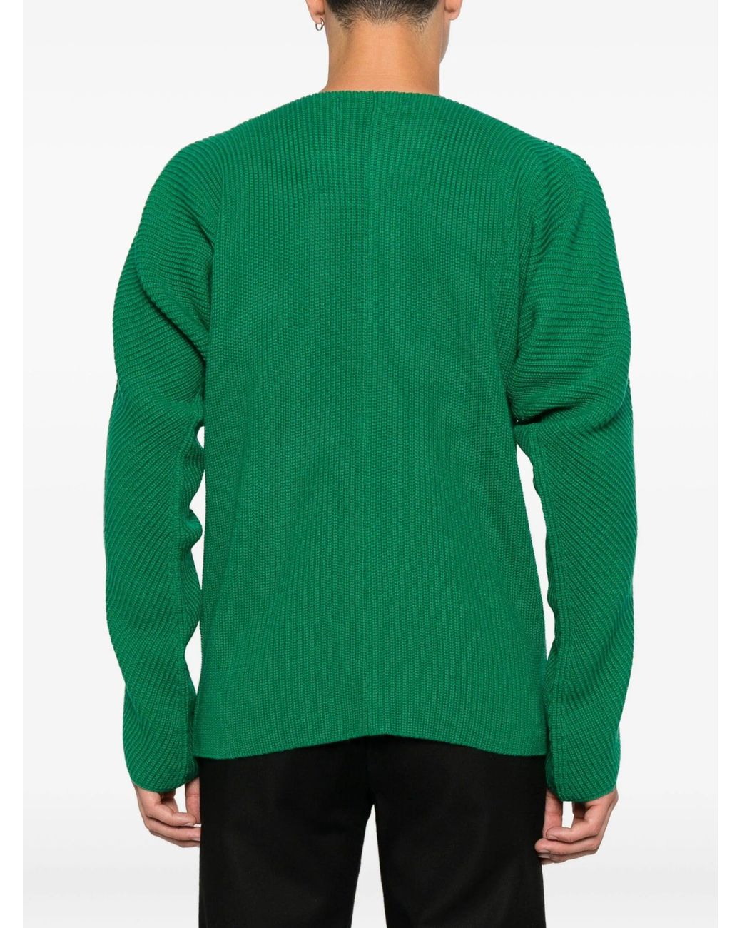 Comme des Garçons Green Shirt Knitted