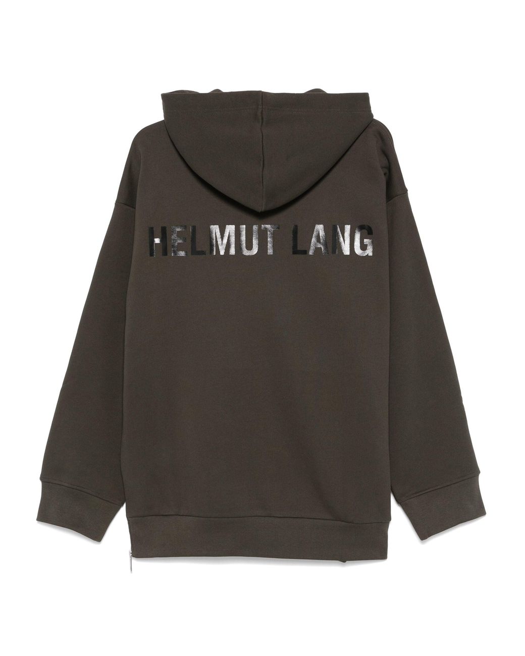 Helmut Lang Mega Zip Hoodie.cmbd in het Black