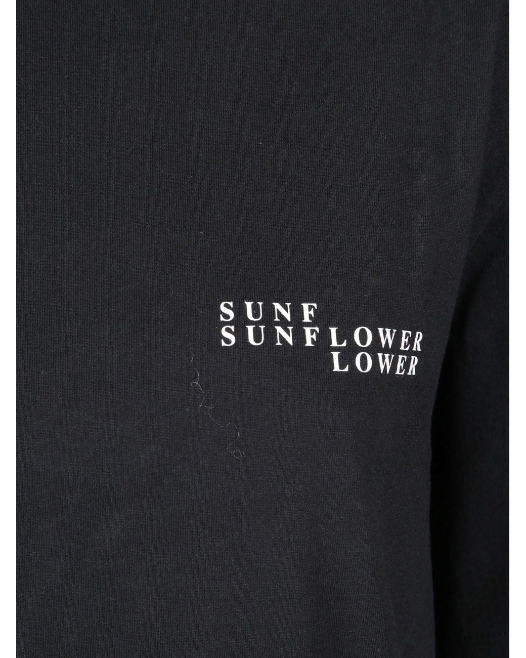 sunflower Black Logo Tee for men