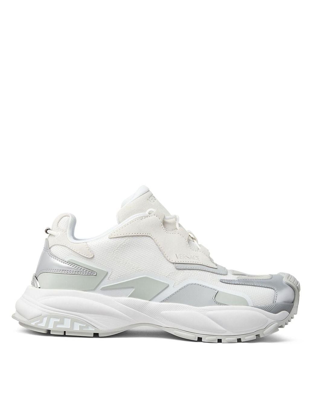 Versace White Mercury M Color Vs Color 04 Leather Sneakers for men